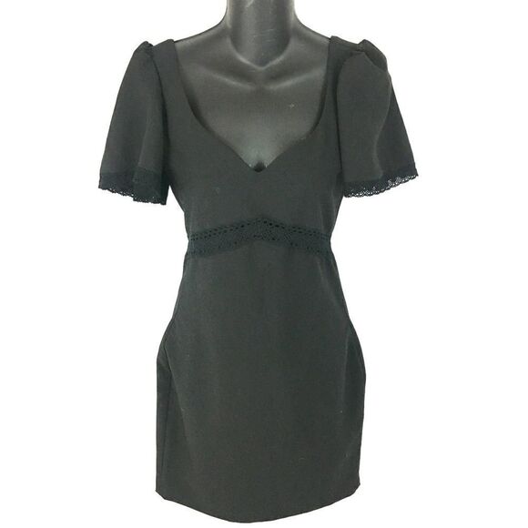 Modcloth Many Belles Black Sweet Heart Neck Dress Size 2 XS - Picture 1 of 8